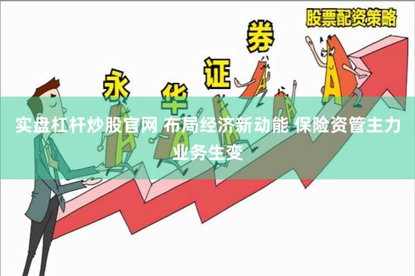 实盘杠杆炒股官网 布局经济新动能 保险资管主力业务生变