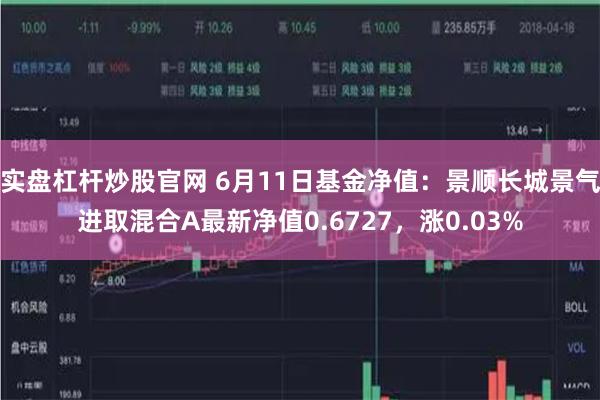 实盘杠杆炒股官网 6月11日基金净值：景顺长城景气进取混合A最新净值0.6727，涨0.03%