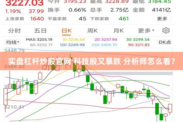 实盘杠杆炒股官网 科技股又暴跌 分析师怎么看？