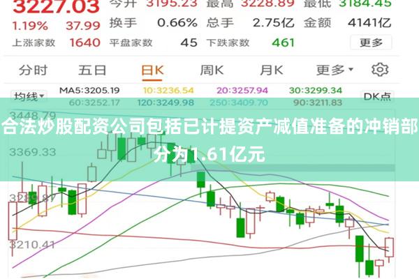 合法炒股配资公司包括已计提资产减值准备的冲销部分为1.61亿元